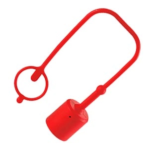 Chrániče rychlospojek -  krytky, pryž, červená