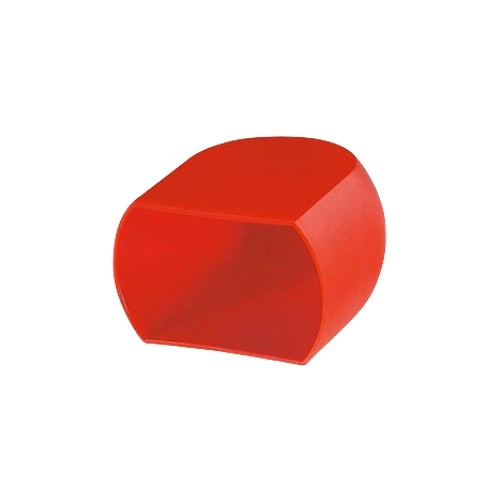 Krytky průtokových šroubů, LDPE, červené