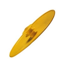 Krytky čel přírub Typ 6, LDPE, žlutá