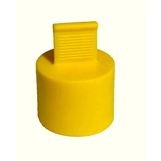 Pružné krytky s držákem, TPE, žluté