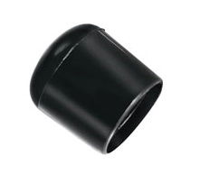 Krytky ukončovací Typ 1, PVC, černé