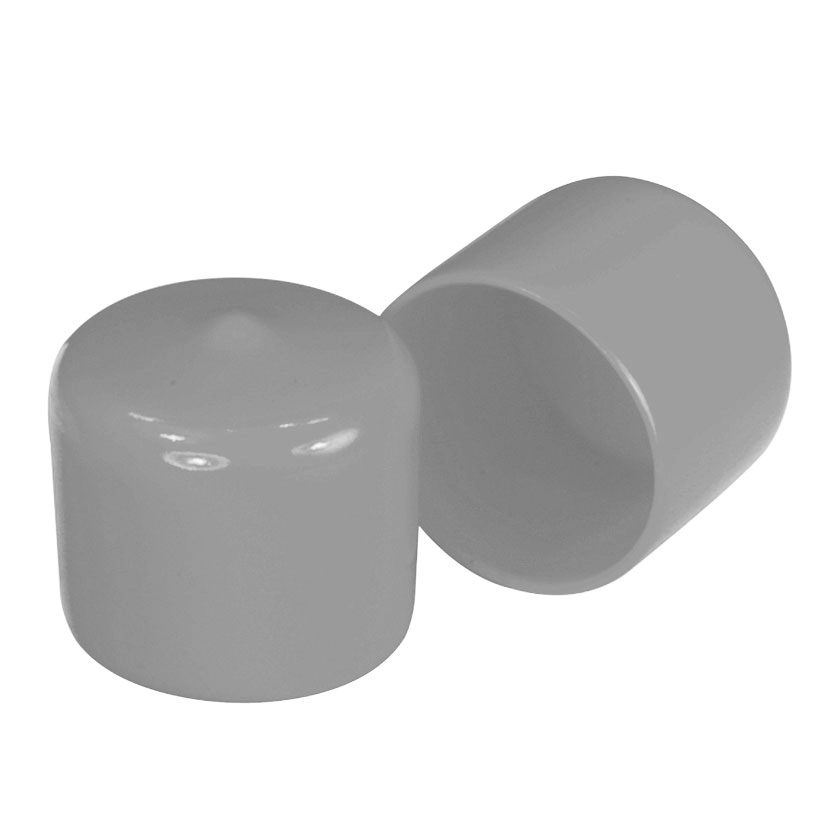 Pružné krytky, kruhové, SHORE 68, PVC, šedá