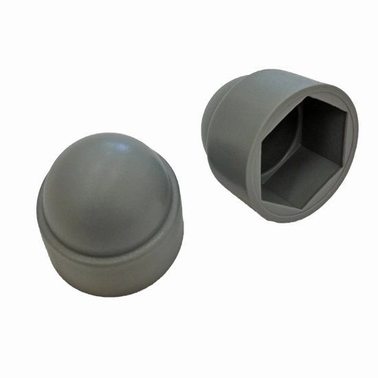 Krytky šroubů a matic, LDPE, šedé
