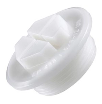 Zátky se závitem těsnící Typ 2, PA 6, přírodní nebo žluté