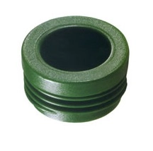 Zátky se závitem pro výměníky, PA 6, zelené