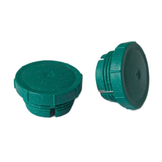 Zátky se závitem Typ 1, LDPE, zelená