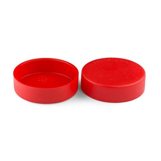 Zátky pro připojení přírub SAE, LDPE, červené